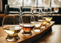 Whisky Gl&auml;ser bei Tasting im Irish Cottage Pub